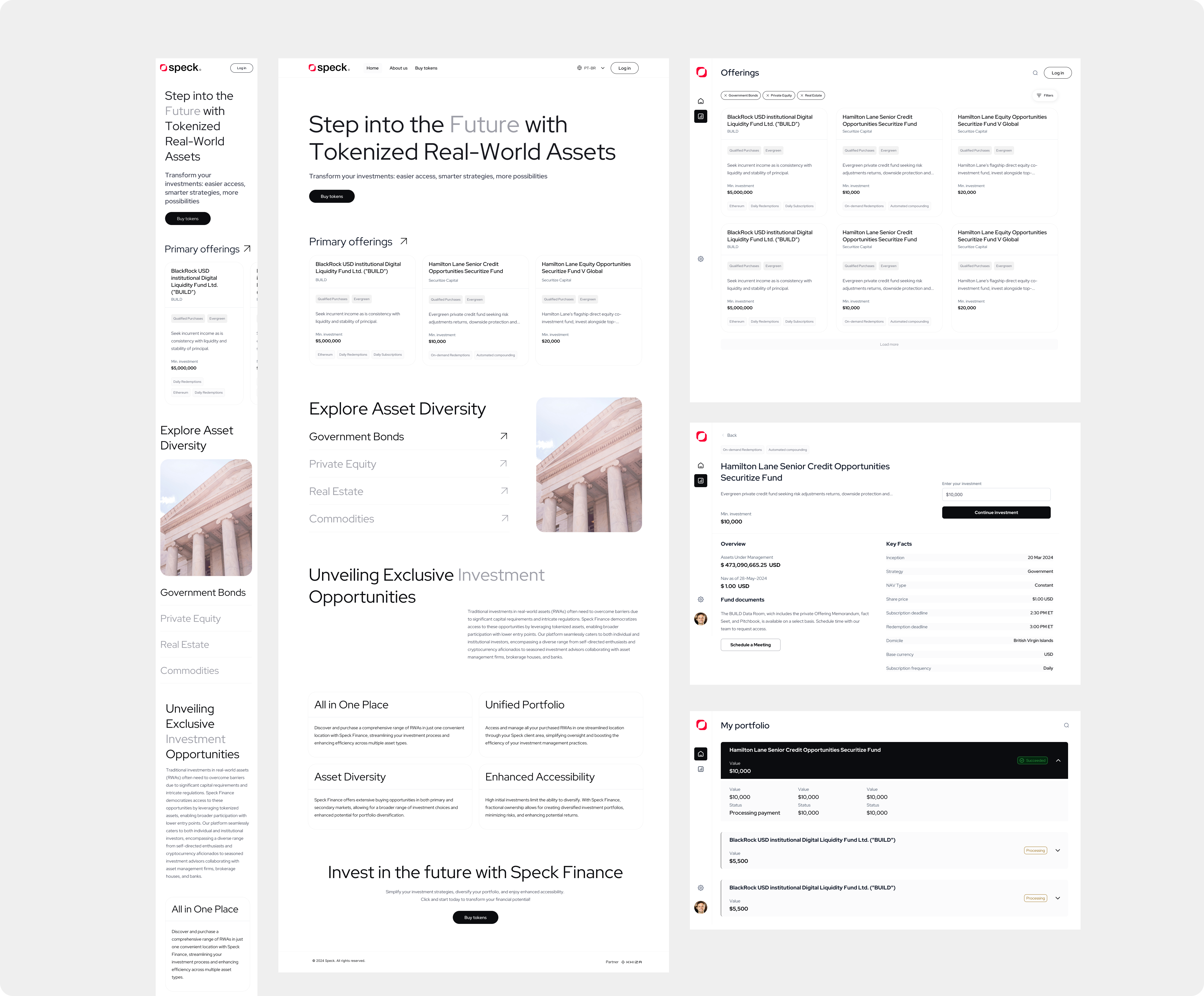 Speck Finance — prototype