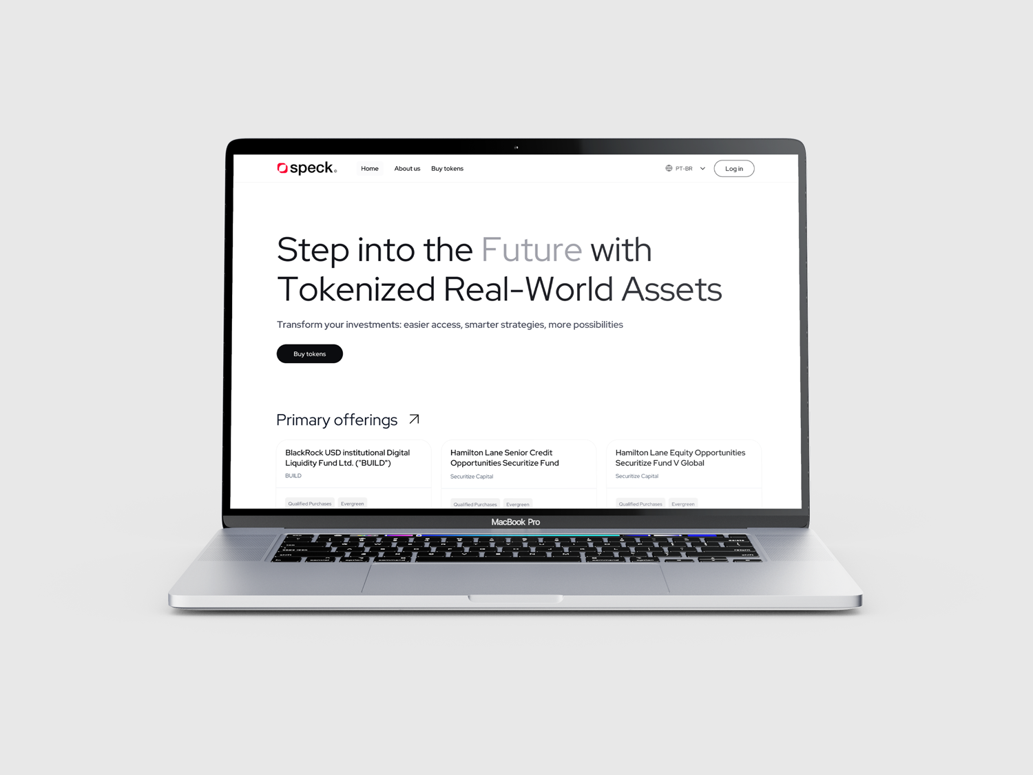 Speck Finance — mockup 3