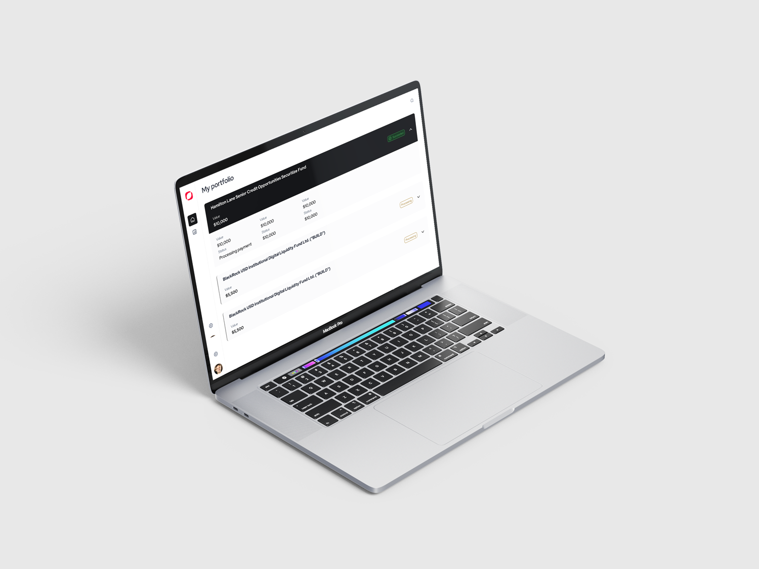 Speck Finance — mockup 4