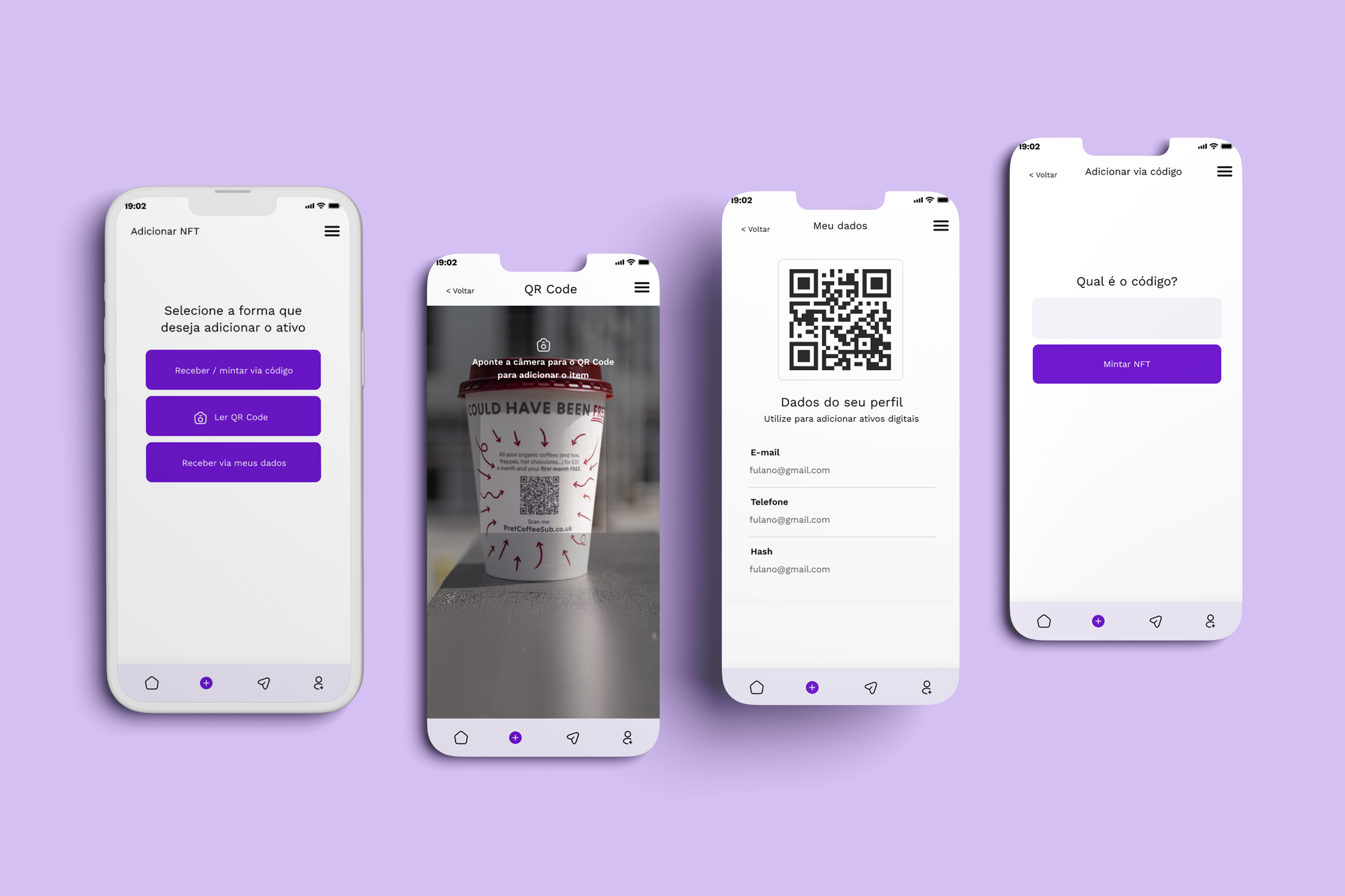 Pegaê — mockup