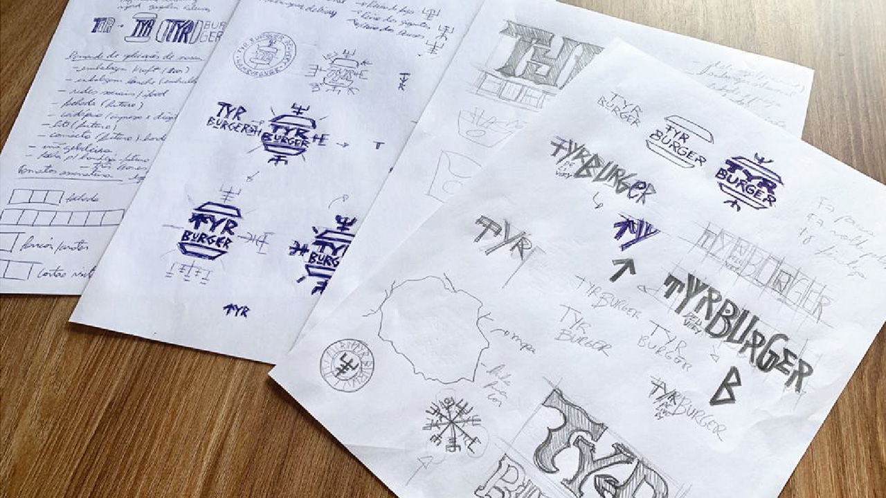 TYR Burger — visual identity 02