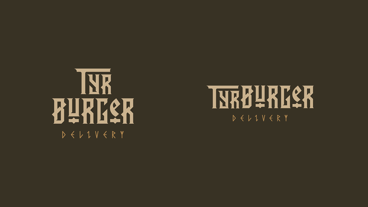 TYR Burger — visual identity 06