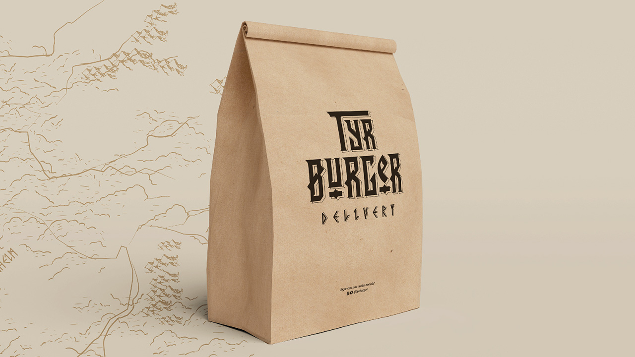 TYR Burger — visual identity 07