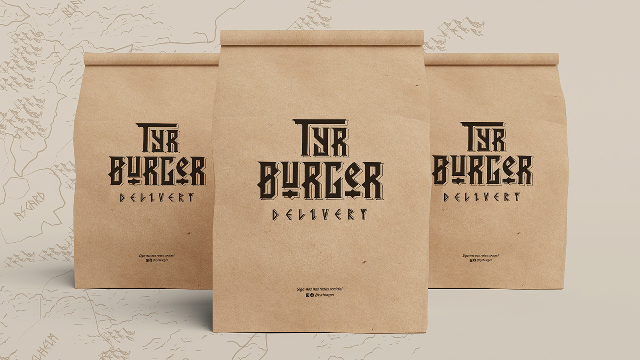 TYR Burger — visual identity 13