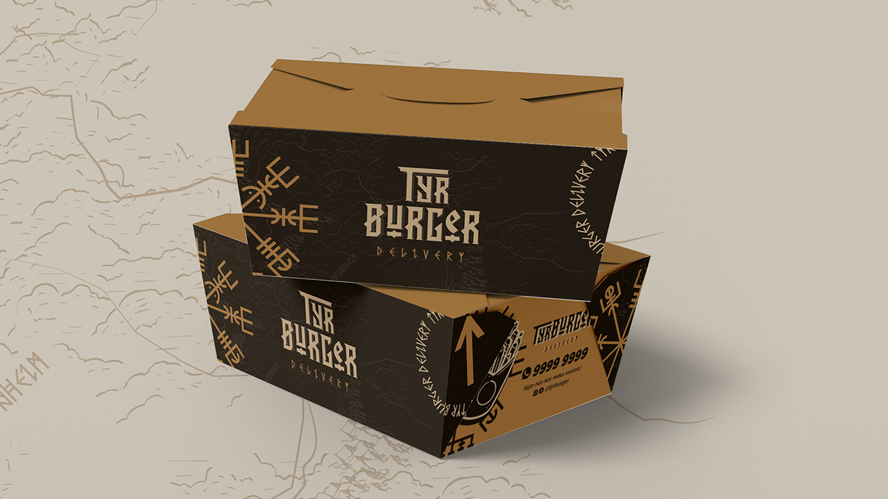TYR Burger — visual identity 16