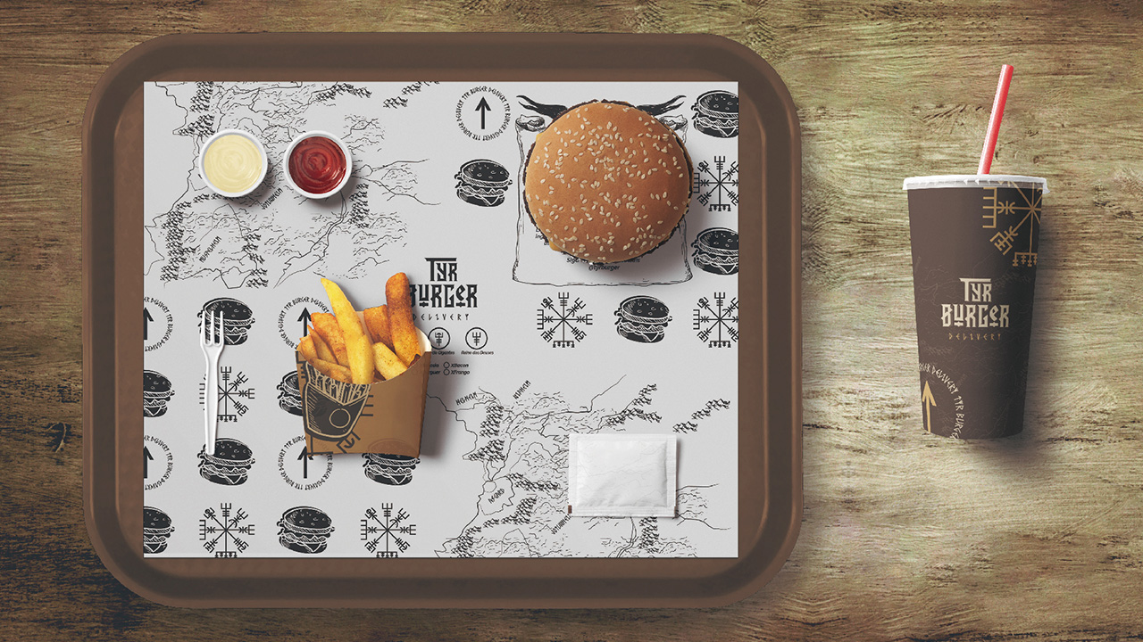 TYR Burger — visual identity 18