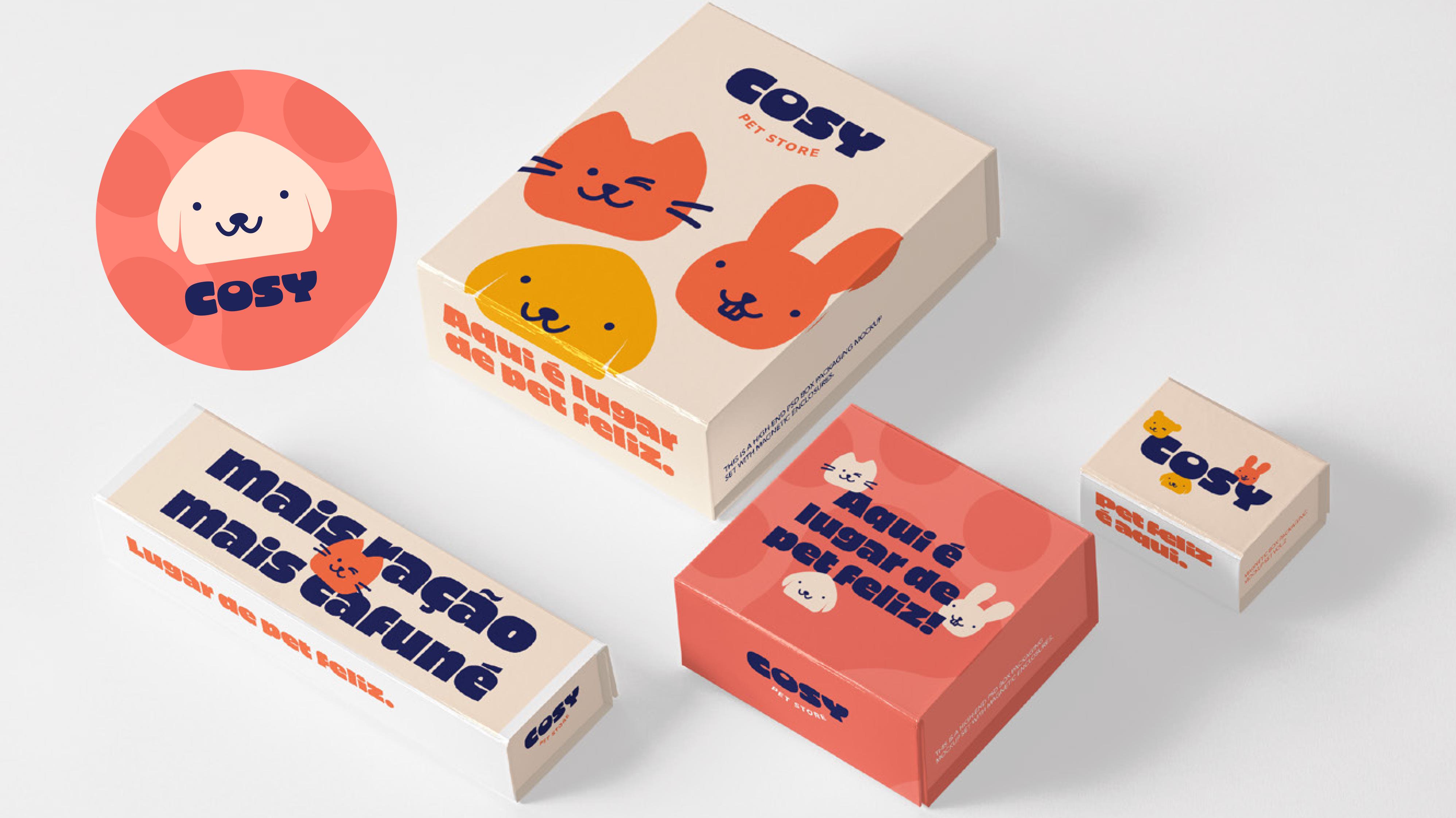 Cosy — pet shop visual identity 01