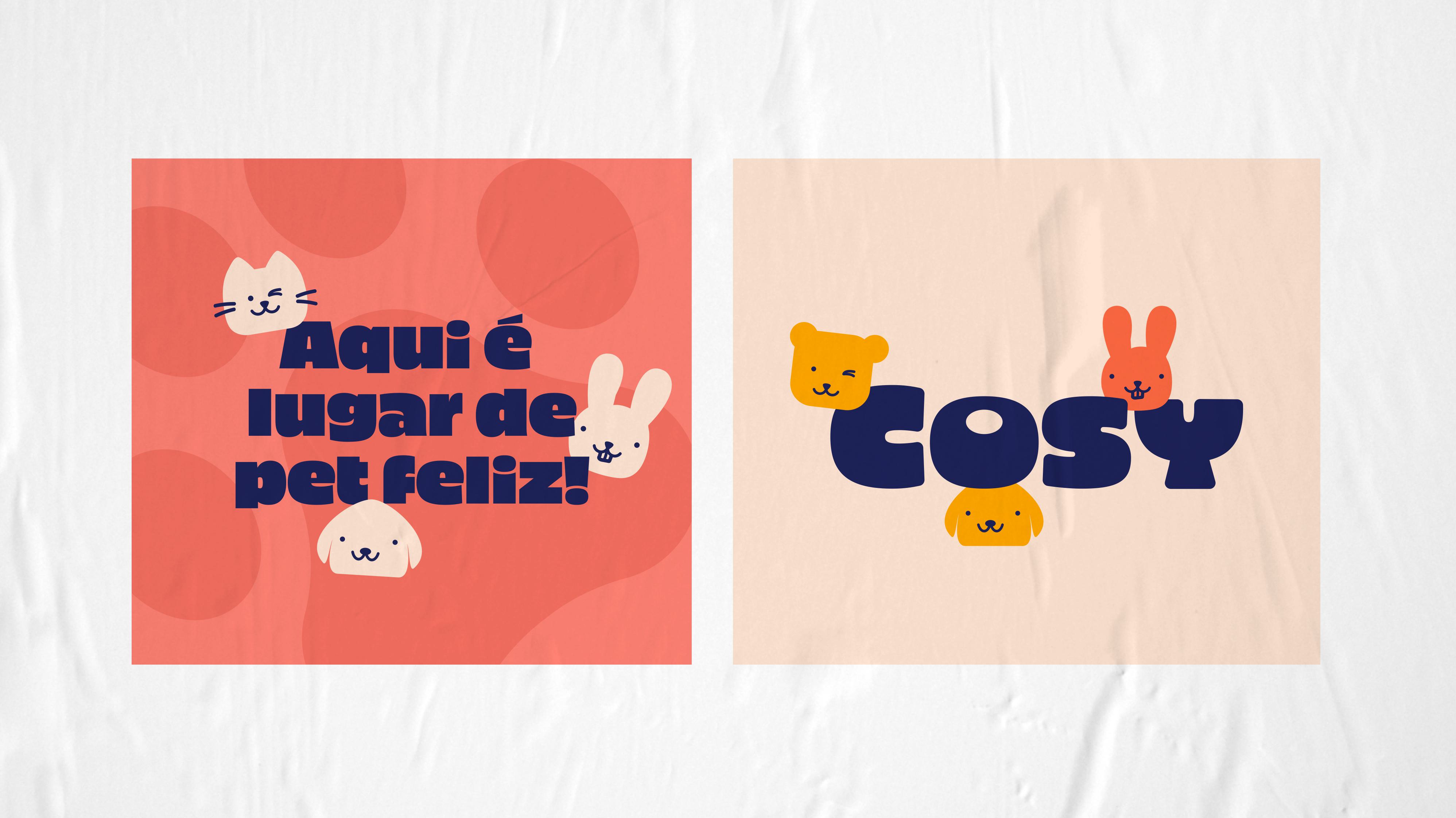 Cosy — pet shop visual identity 11