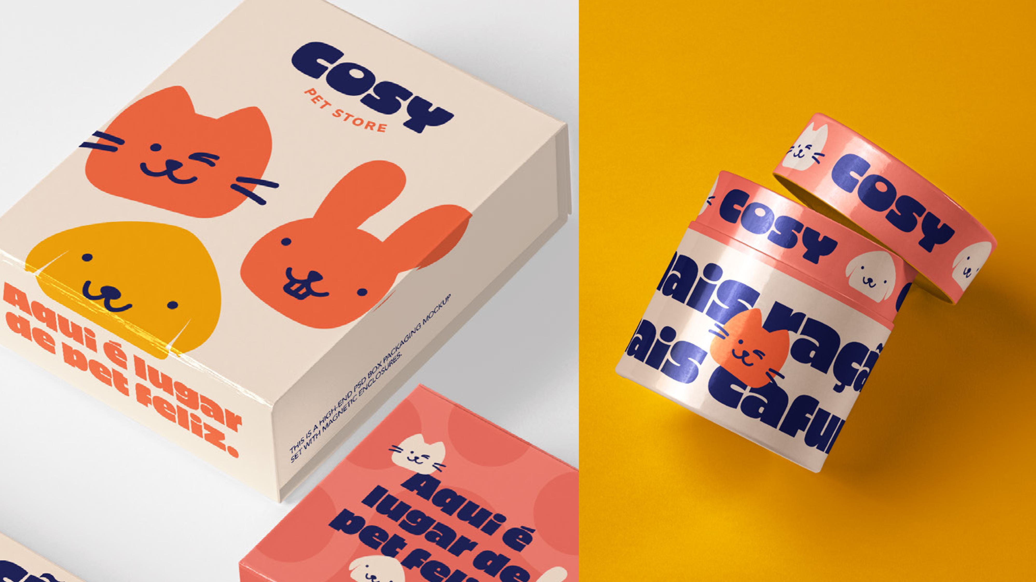 Cosy — pet shop visual identity 15