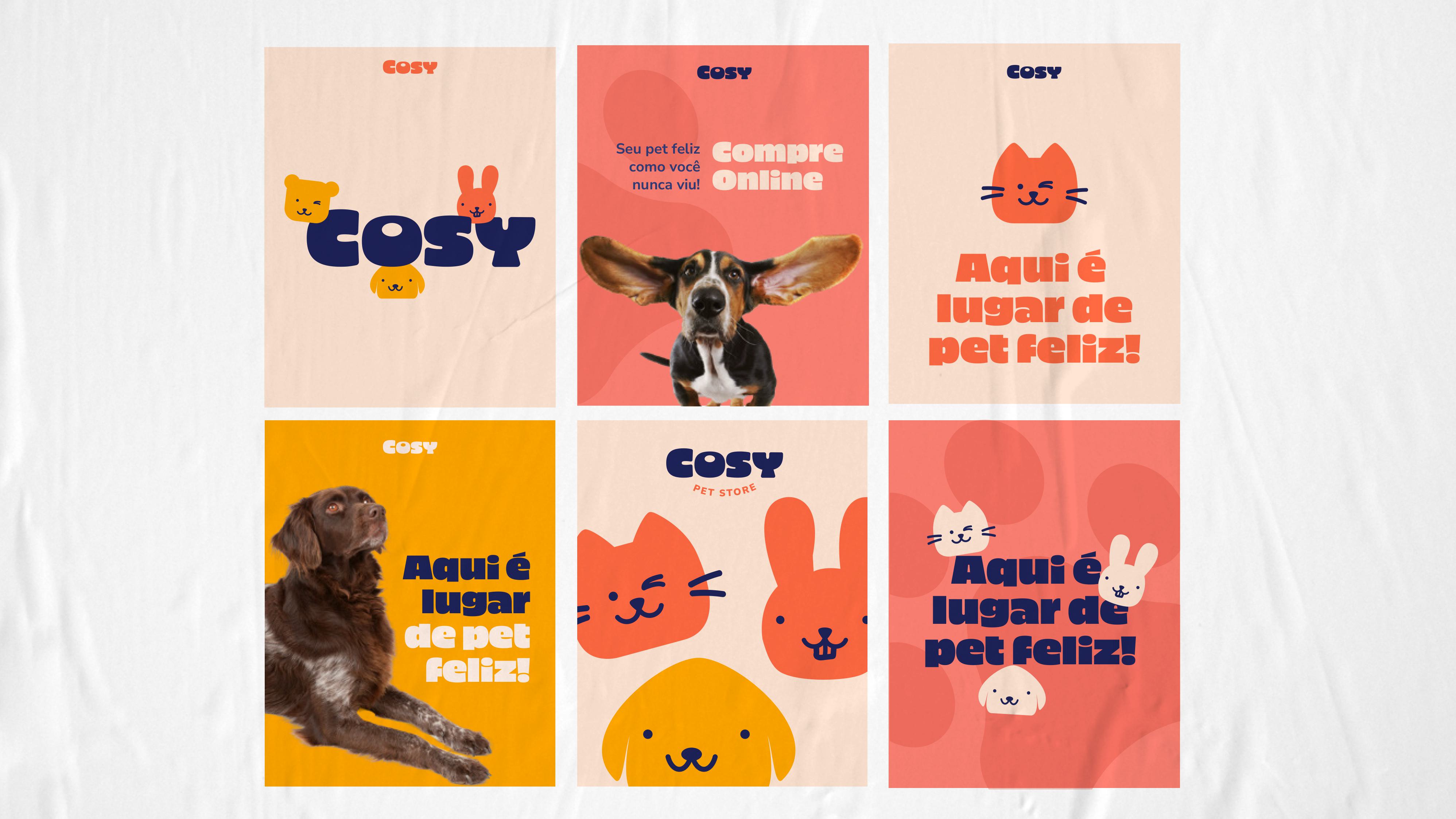 Cosy — pet shop visual identity 20