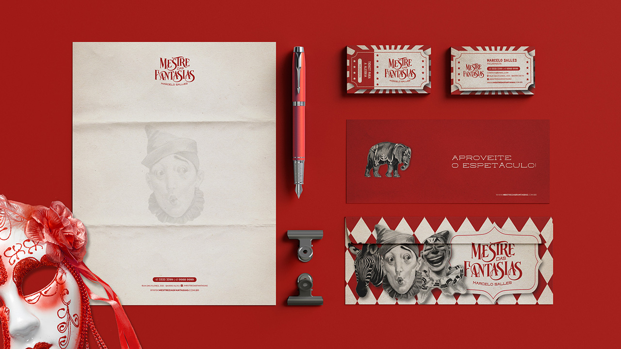 Mestre das Fantasias — visual identity 16
